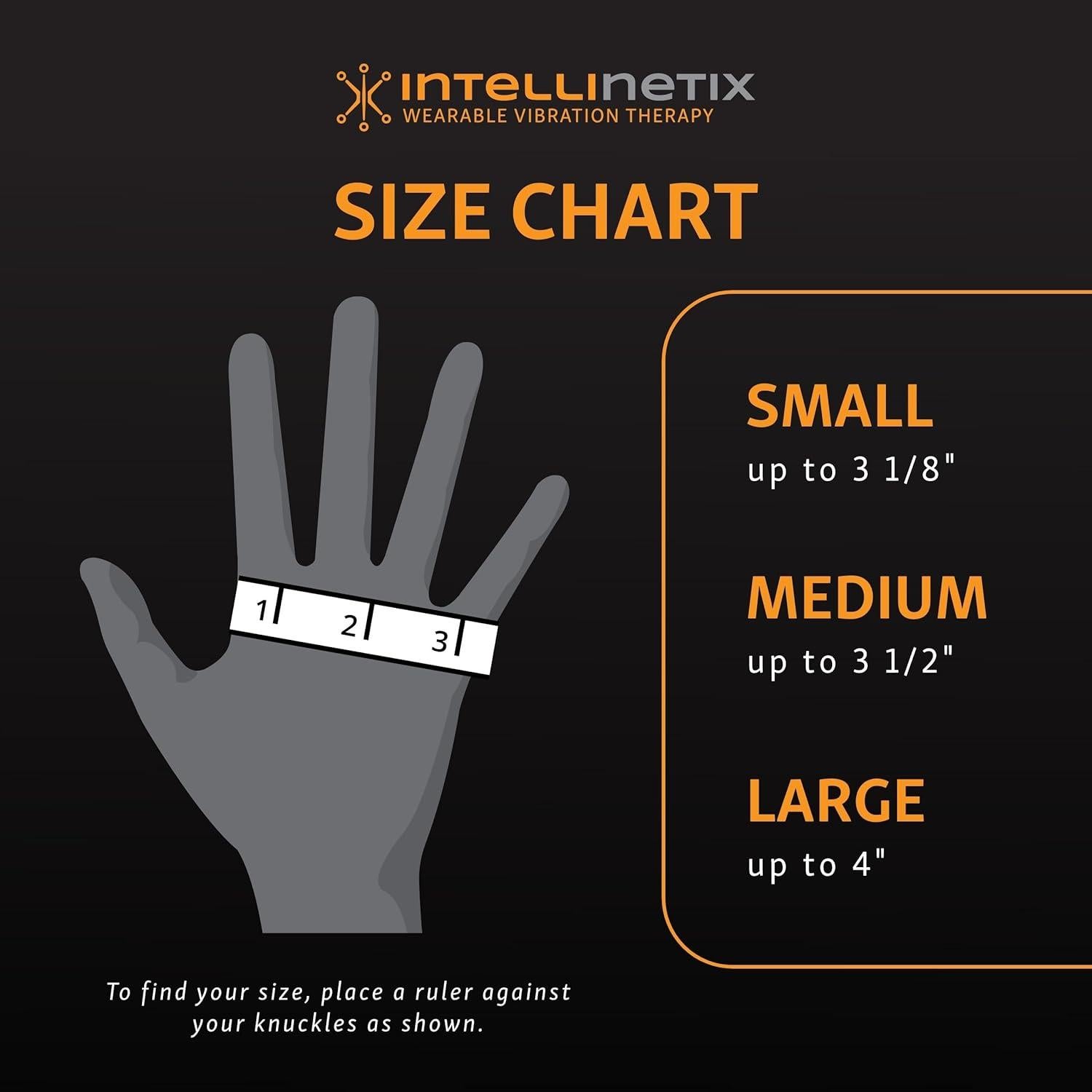 Guantes de Compresión Brownmed Intellinetix Mediano Negro