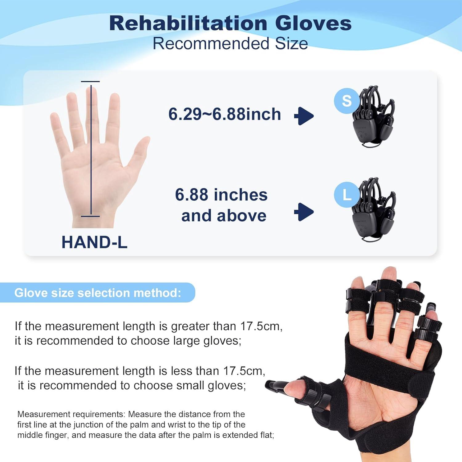 Guantes Robóticos de Rehabilitación Dresgor Mano Izquierda-S