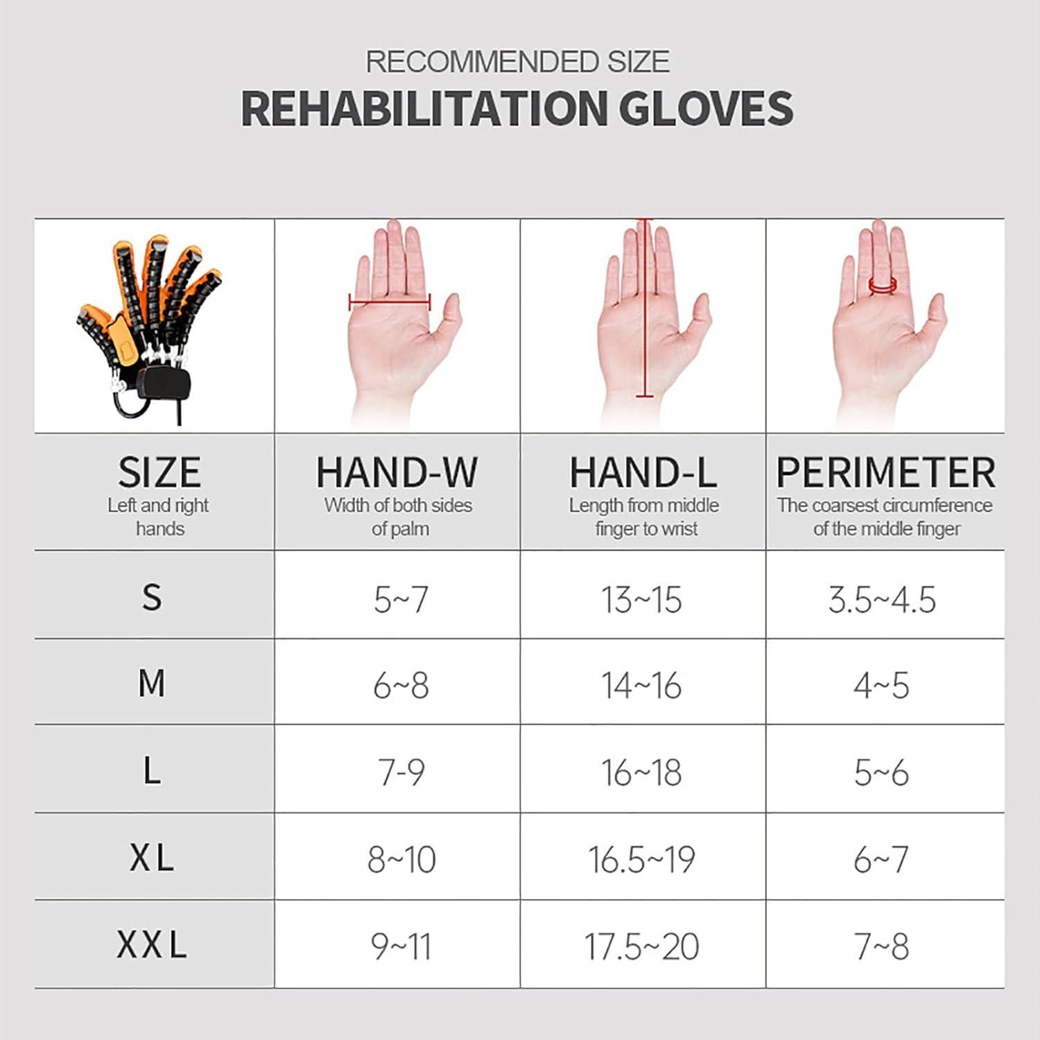 Guantes Robot de Rehabilitación FGNJJKL para Hemiplejía