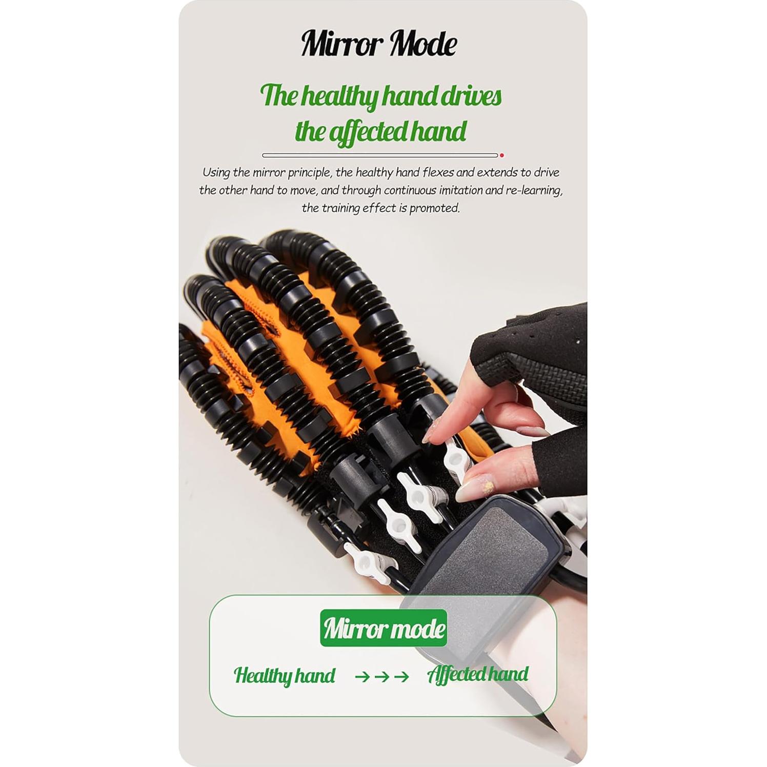 Guantes Robot de Rehabilitación FGNJJKL para Hemiplejía