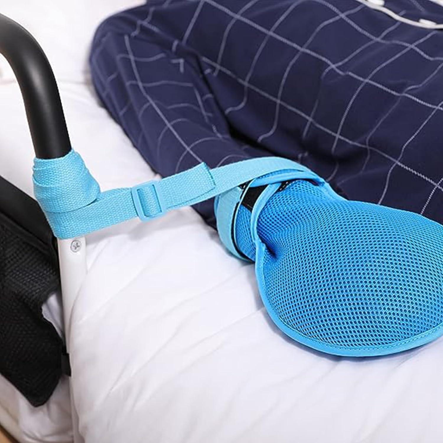 Guantes de Restricción para Demencia Fanwer - 2 Piezas, Mitones de Seguridad Transpirables