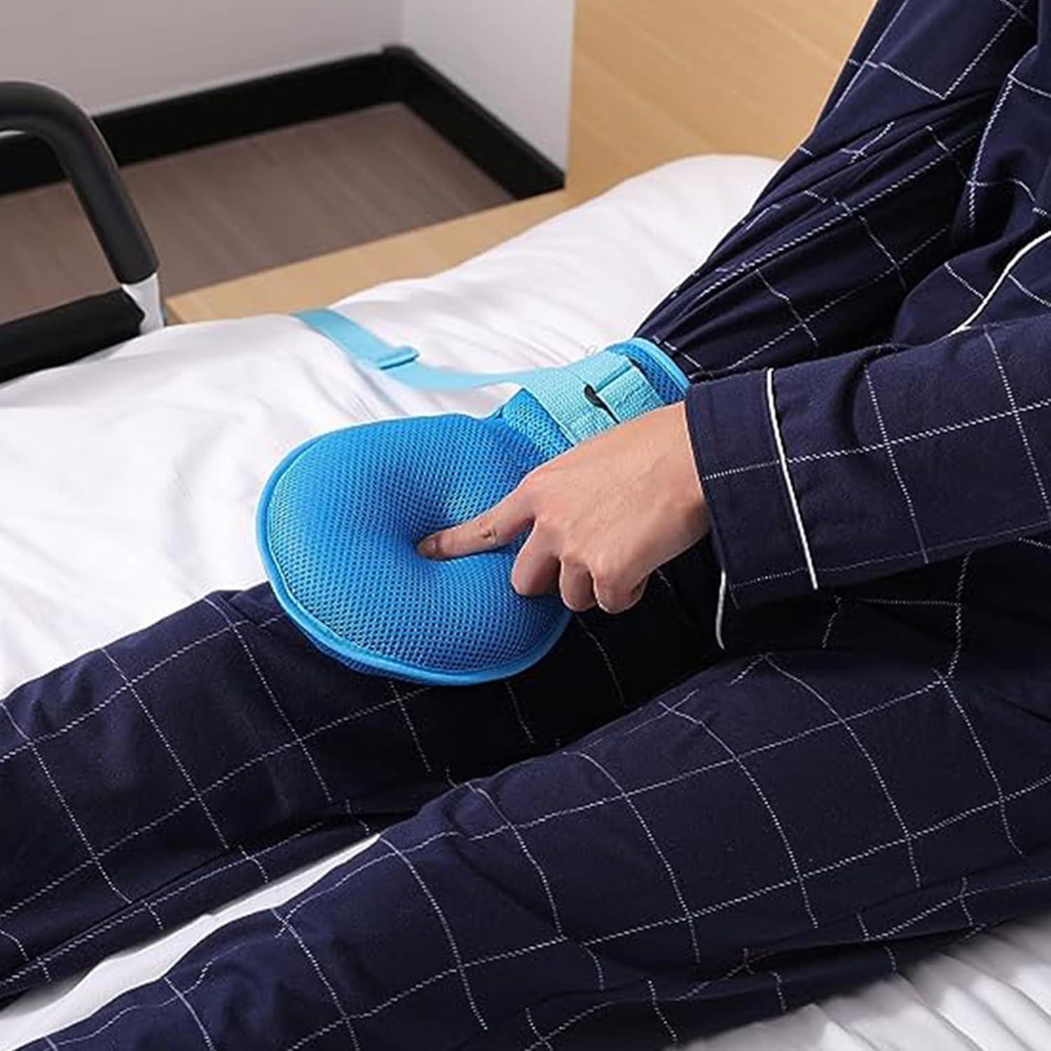 Guantes de Restricción para Demencia Fanwer - 2 Piezas, Mitones de Seguridad Transpirables