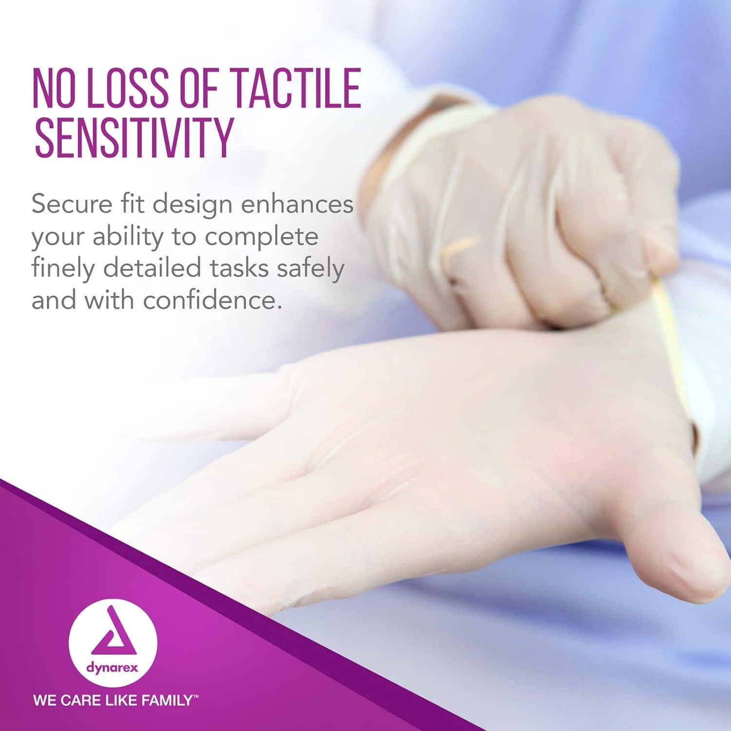 Guantes Quirúrgicos Estériles de Láttex Dynarex 7.0 - 50 Pares