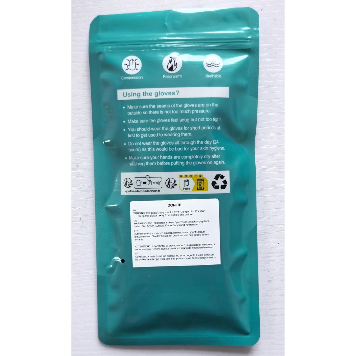 Guantes de Compresión de Cobre Donfri para Alivio Articular L