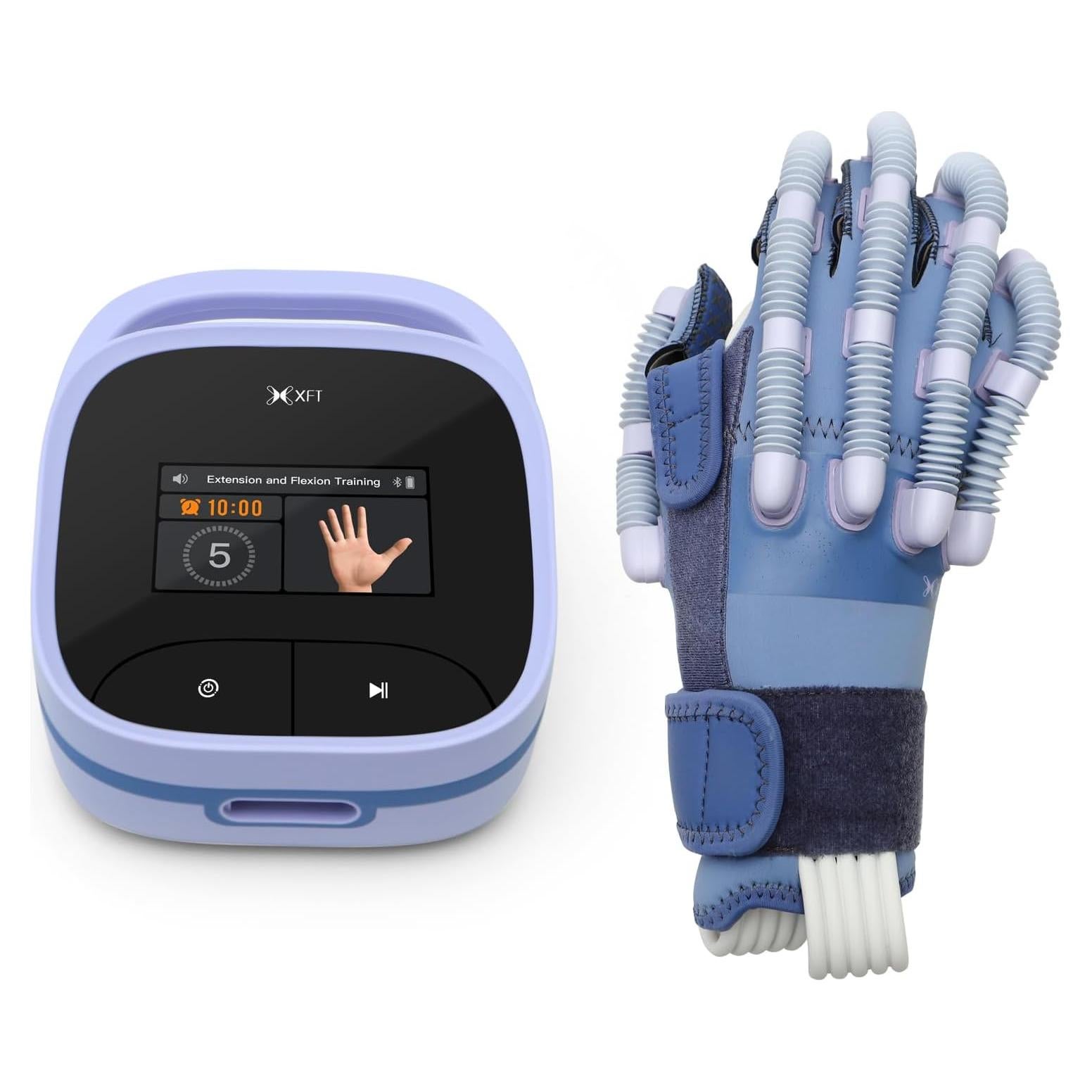 Guantes de Rehabilitación XFT para Mano Derecha - Tamaño Grande