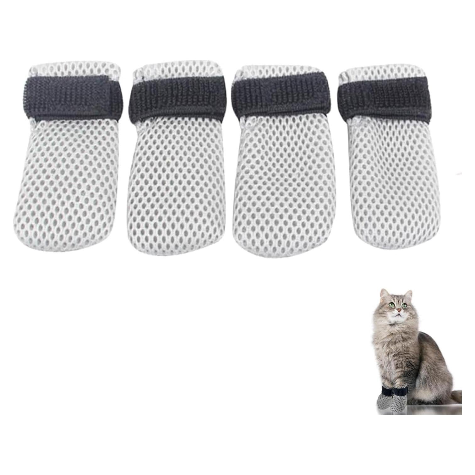 Botas de Rehabilitación para Gatos Aetomtins - 4 Pcs Ajustables