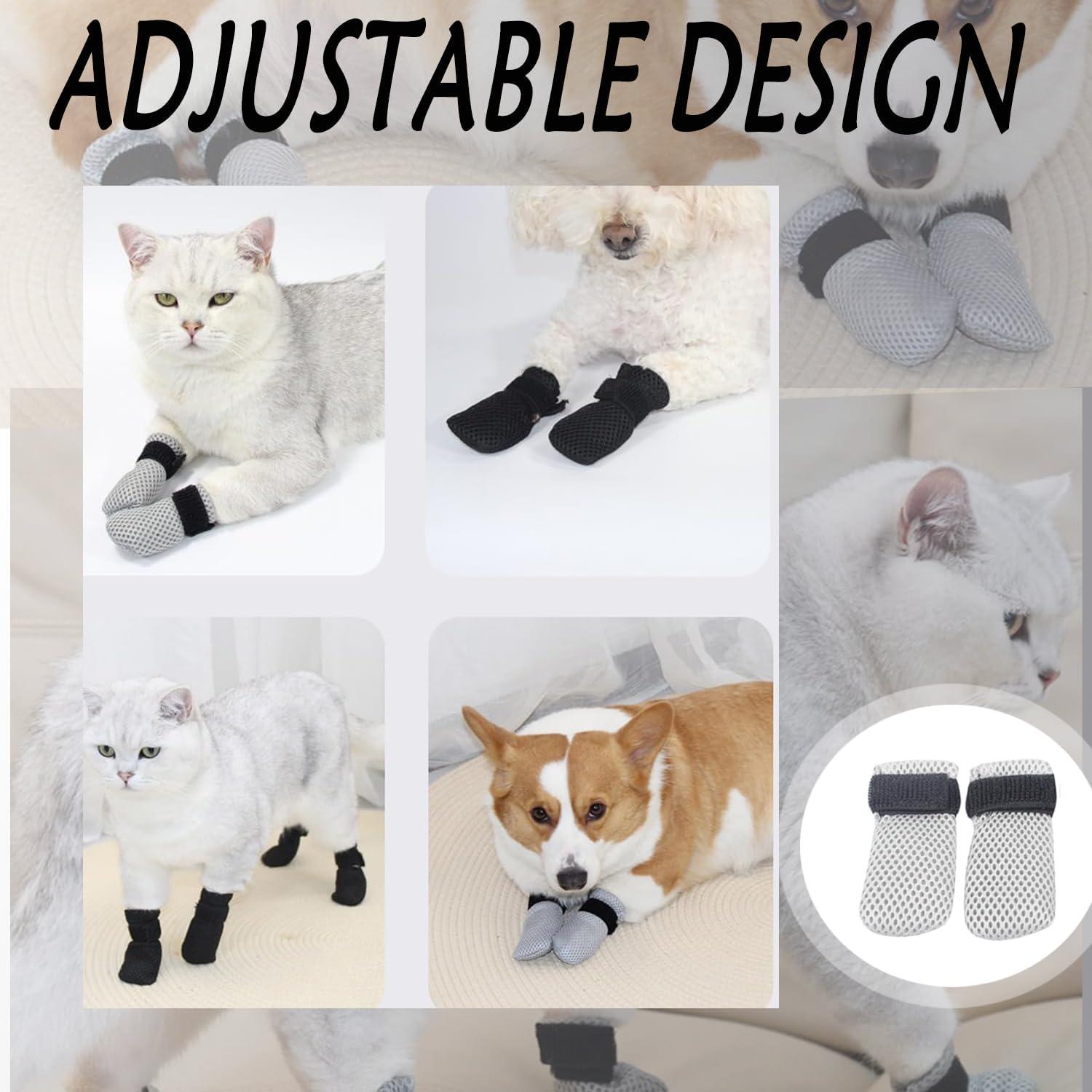 Botas de Rehabilitación para Gatos Aetomtins - 4 Pcs Ajustables