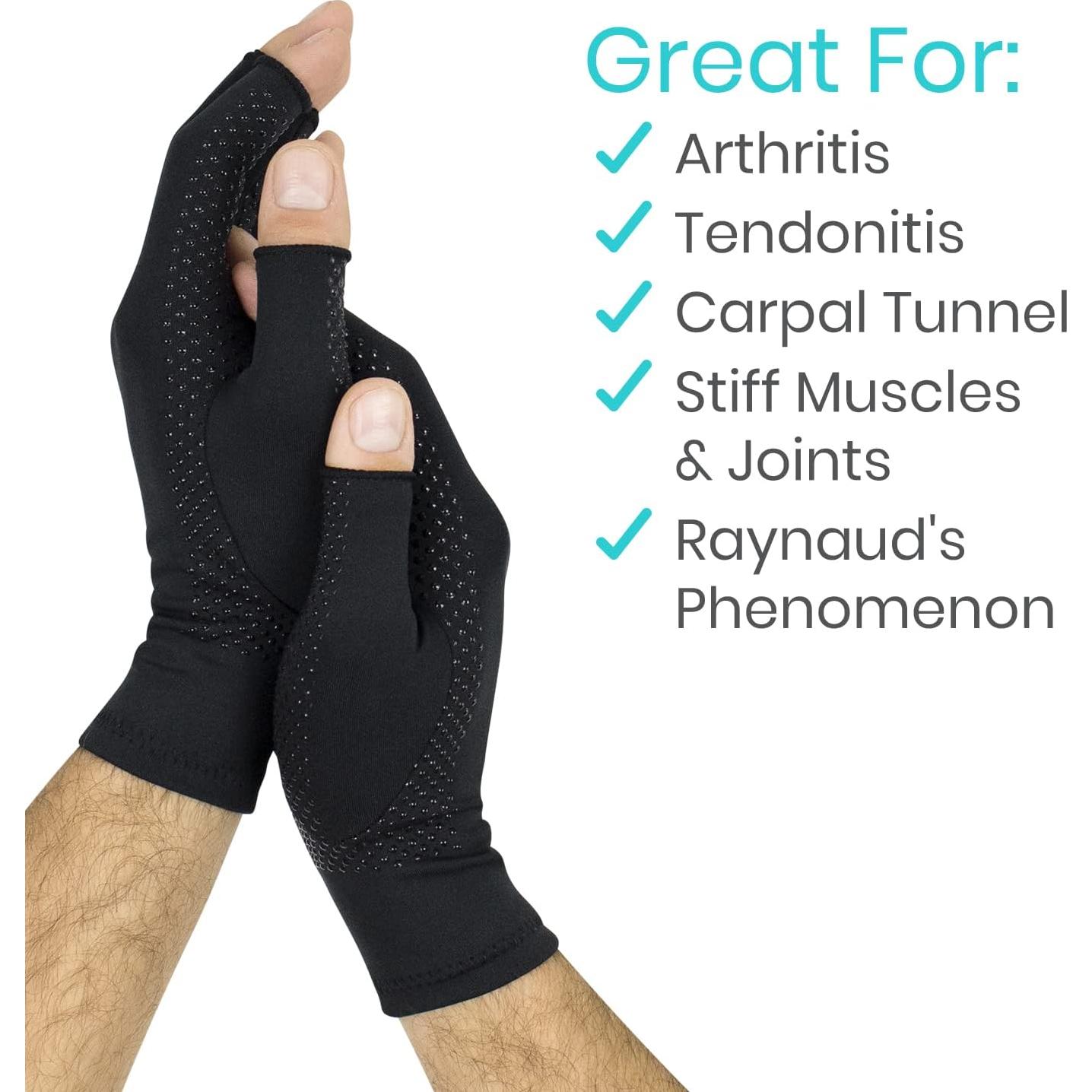 Guantes de compresión Vive Health para artritis - Grande