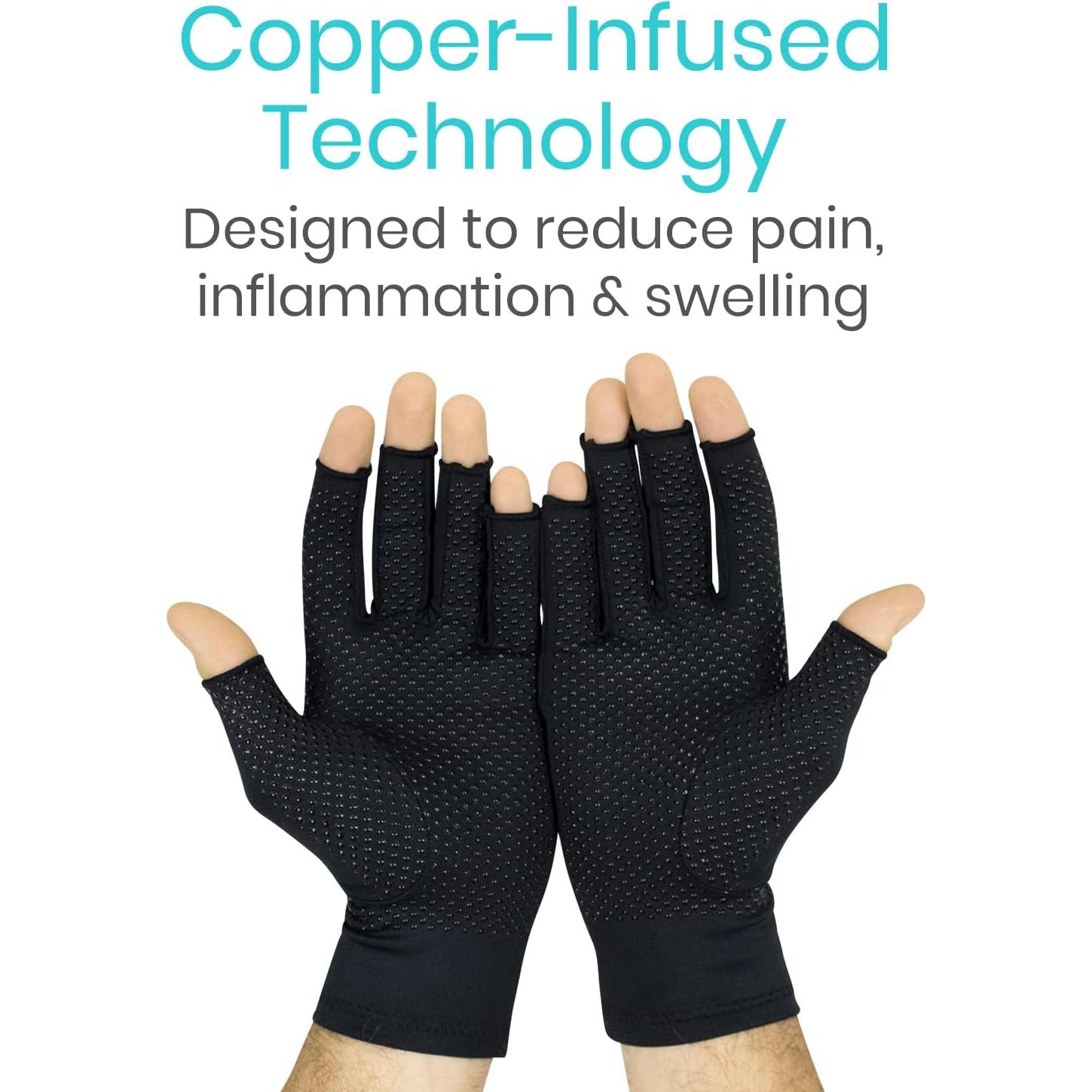 Guantes de compresión Vive Health para artritis - Grande