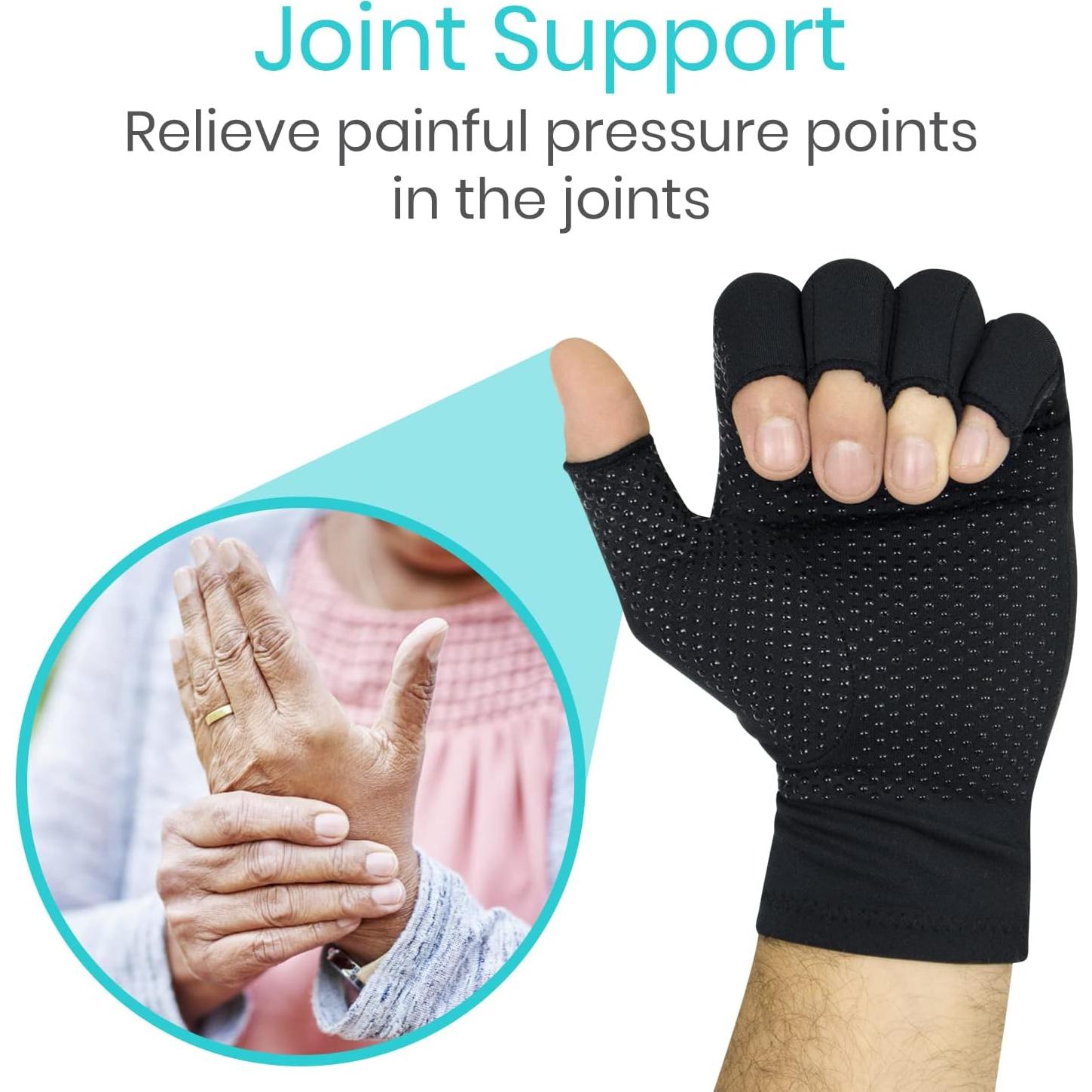 Guantes de compresión Vive Health para artritis - Grande