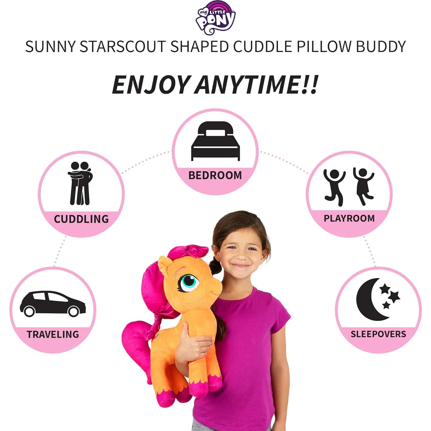 Almohada Cuddle Suave Mi Pequeño Pony Sunny Franco