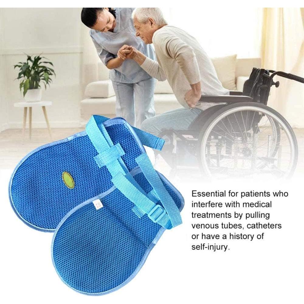 Guantes de Restricción Fanwer - 2PCS, Azul, Unisex, 29x18cm