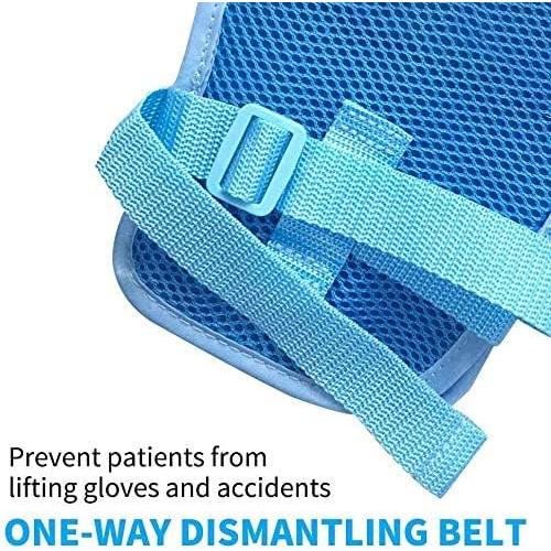 Guantes de Restricción Fanwer - 2PCS, Azul, Unisex, 29x18cm