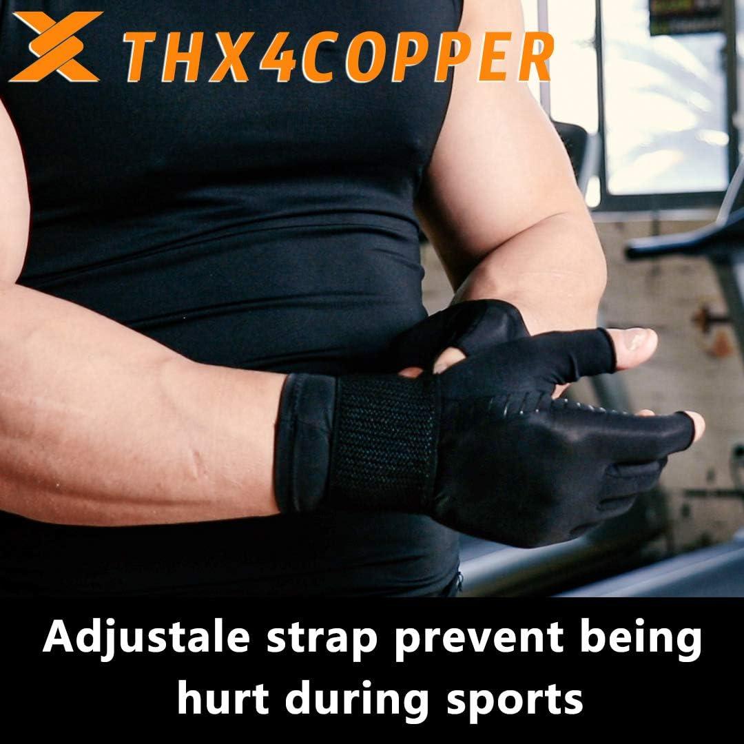 Guantes de Compresión para Artritis Thx4COPPER con Correa