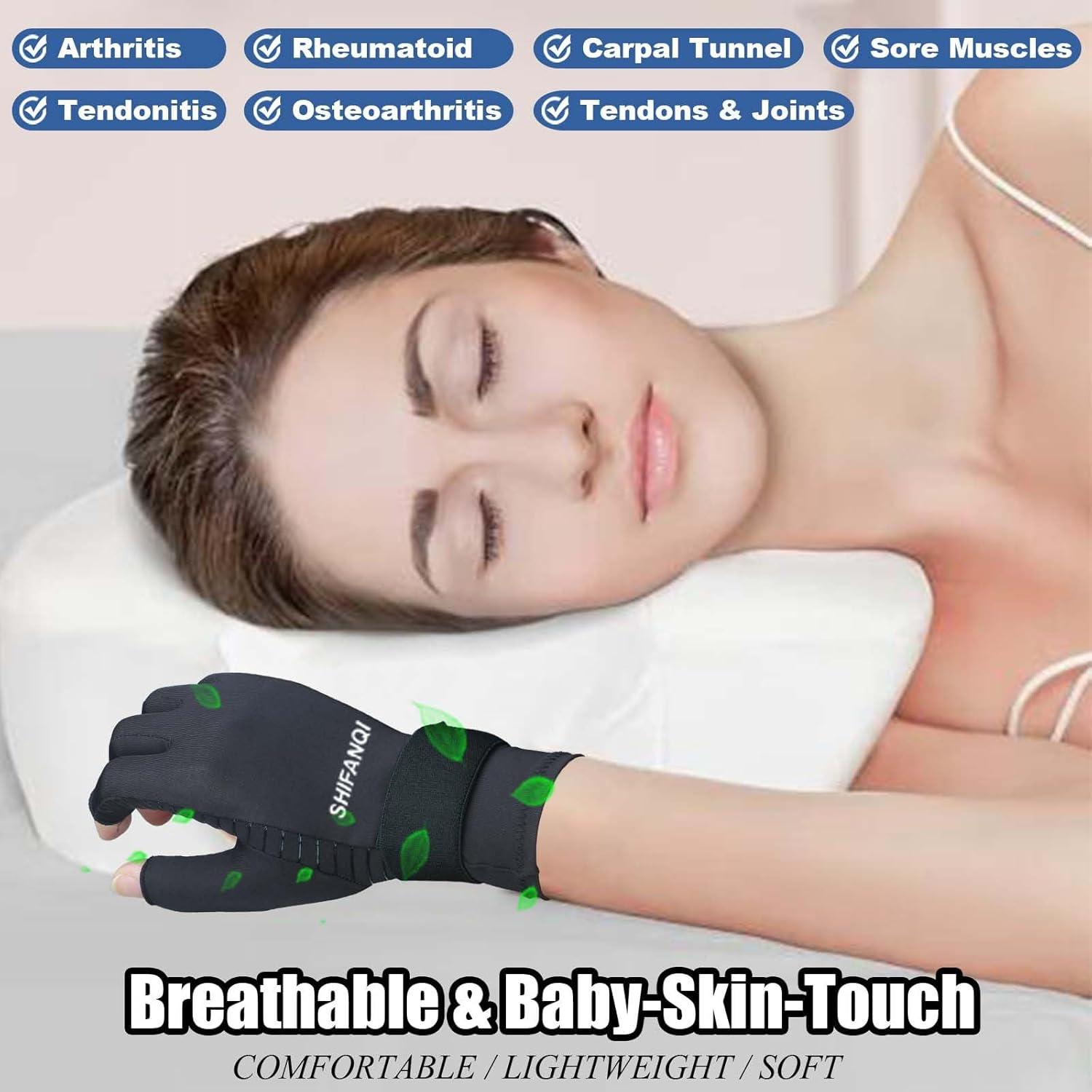 Guantes de Compresión de Cobre para Artritis SHIFANQI - Pequeño/Medio