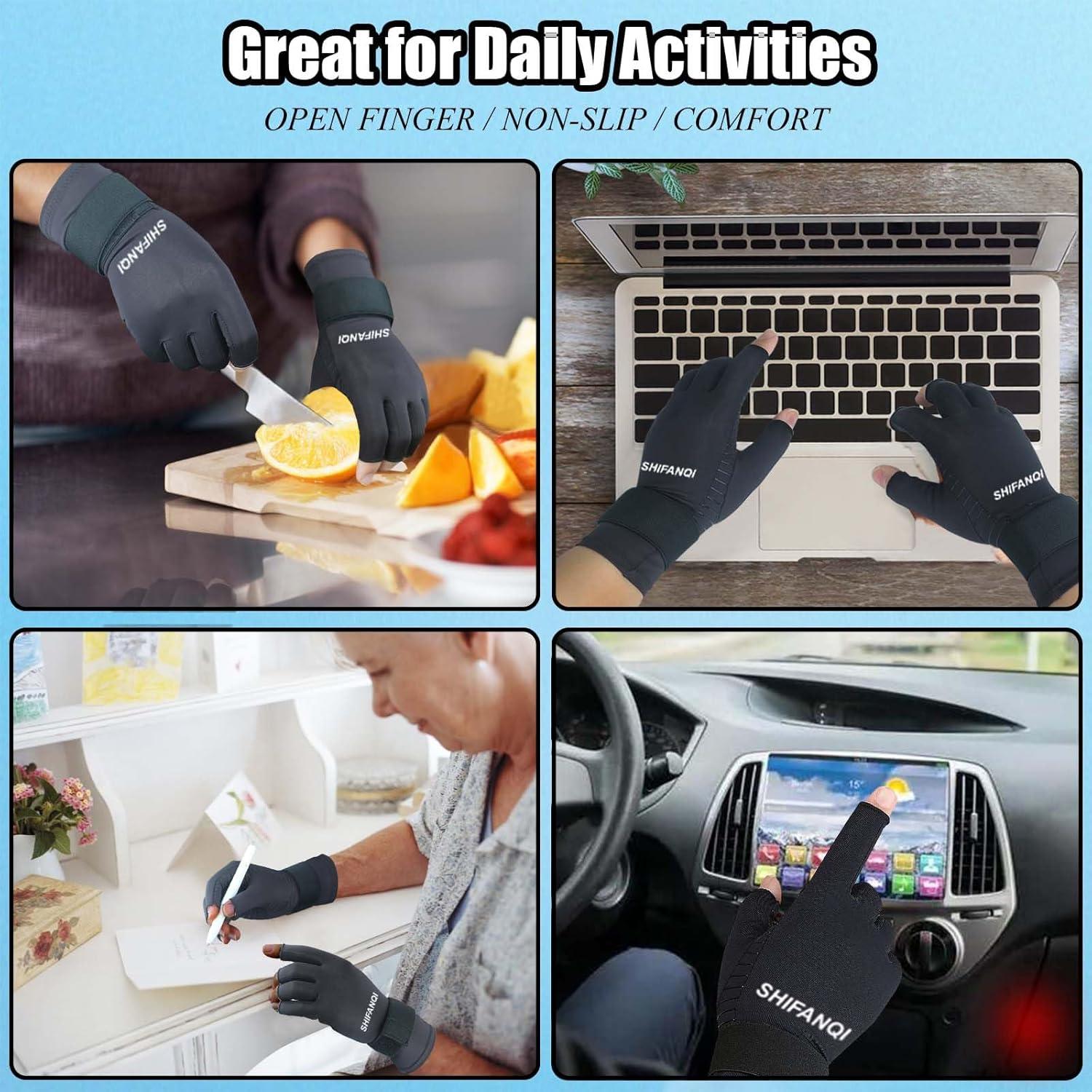 Guantes de Compresión de Cobre para Artritis SHIFANQI - Pequeño/Medio