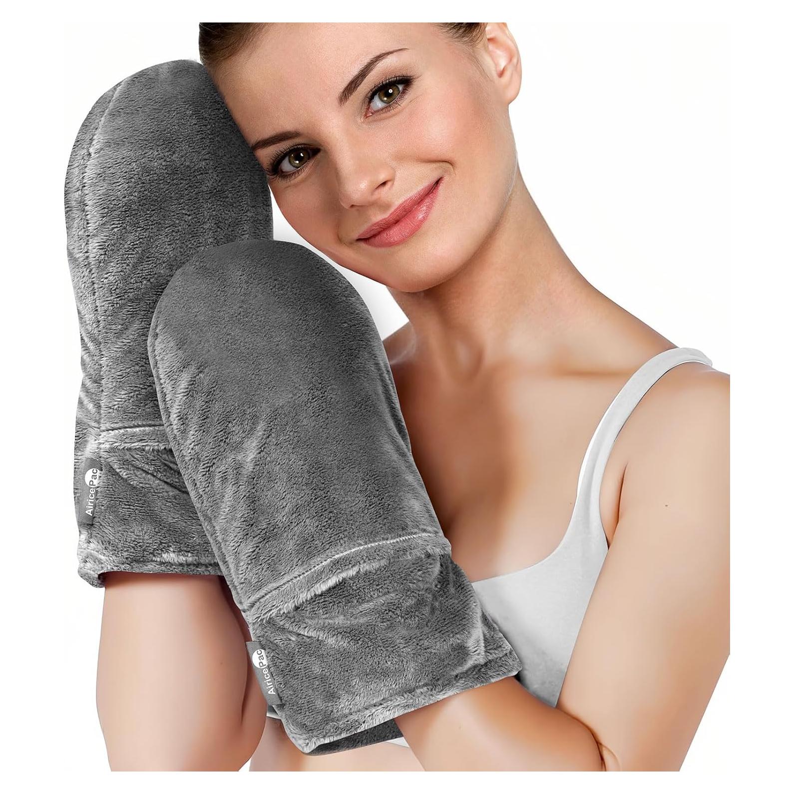 Manoplas Calentadas AiricePac para Alivio de Artritis - Gris