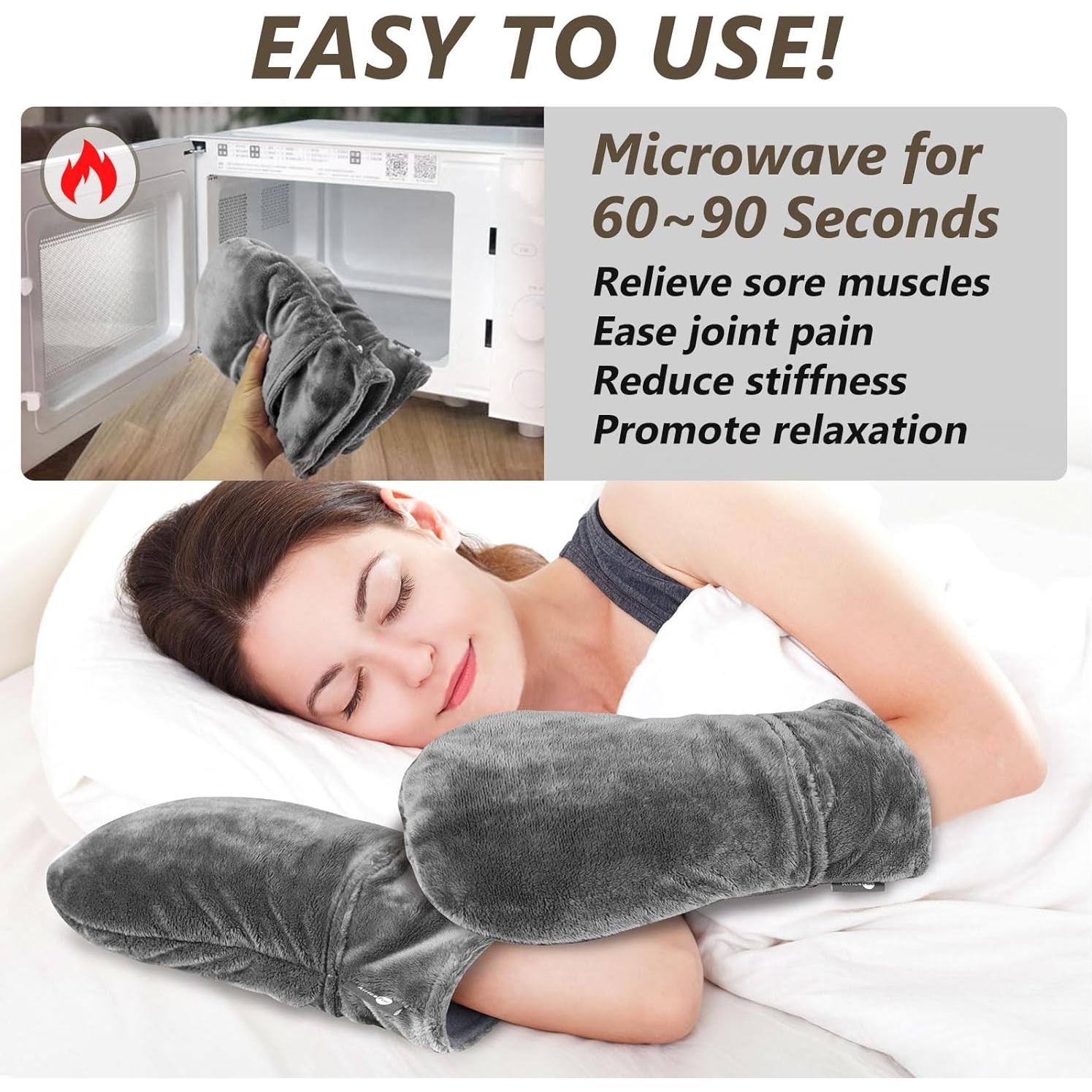 Manoplas Calentadas AiricePac para Alivio de Artritis - Gris