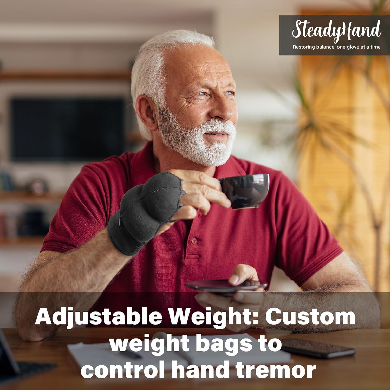 Guantes con peso ajustable SteadyHand para temblores - Baby Noah