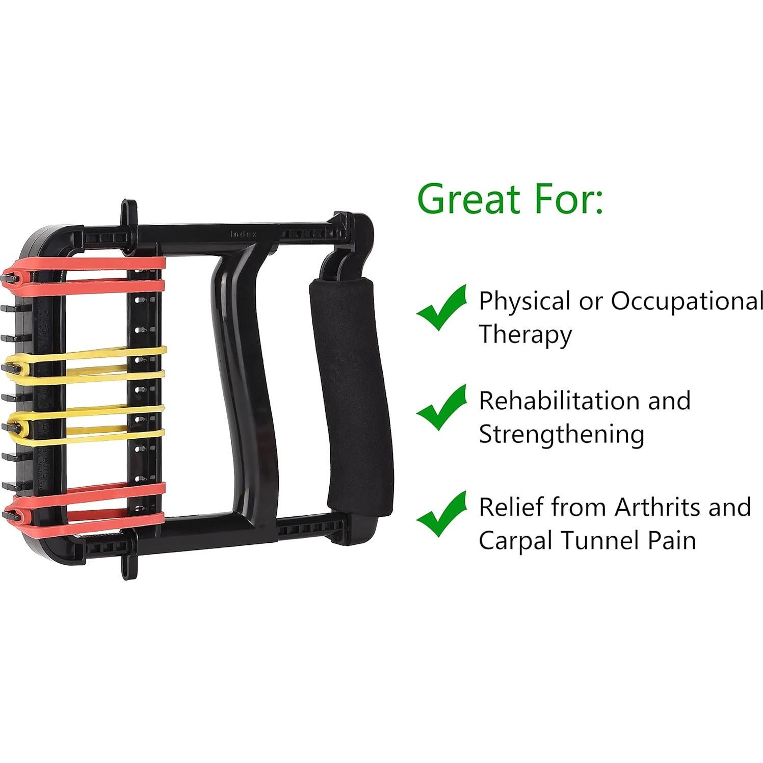 Ejercitador de Mano YPCBYNBS con Bandas de Resistencia Progresiva
