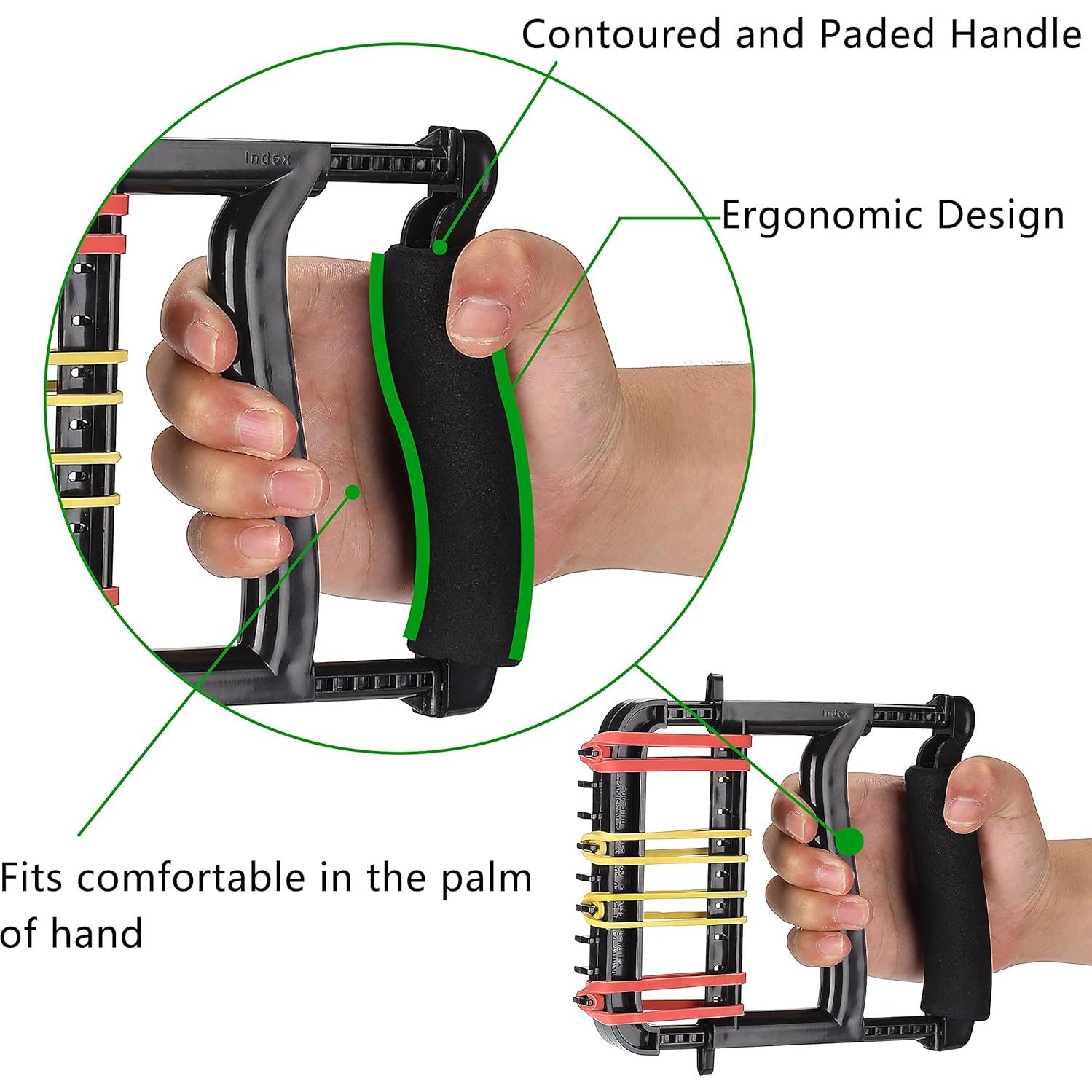 Ejercitador de Mano YPCBYNBS con Bandas de Resistencia Progresiva