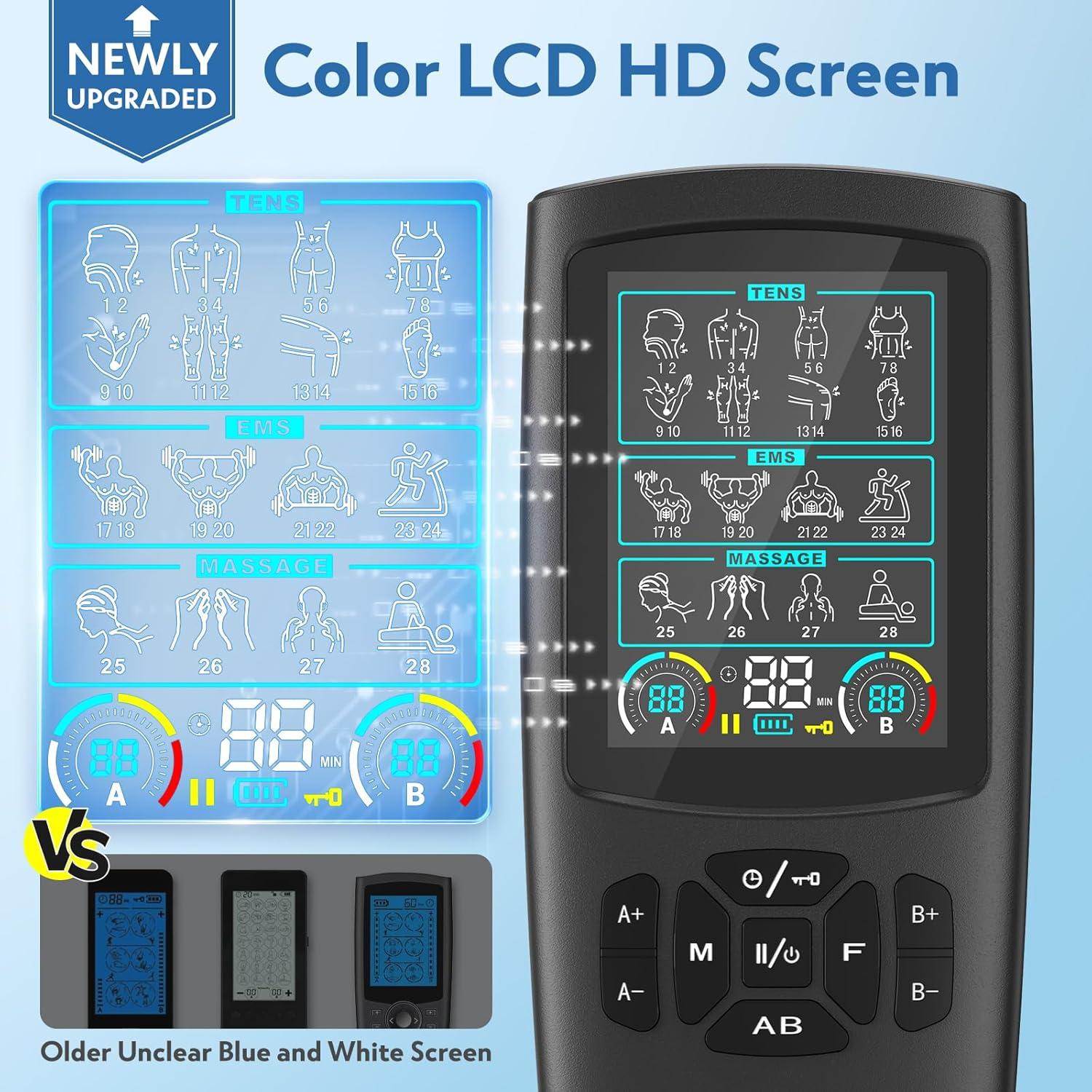 Dispositivo de Estimulación Muscular TENS GOBOK KRES1020 28 Modos