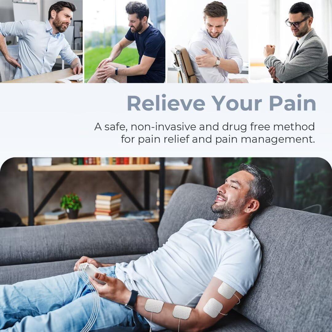 Estimulador Muscular TENS AUVON TU2424 4 Salidas 24 Modos