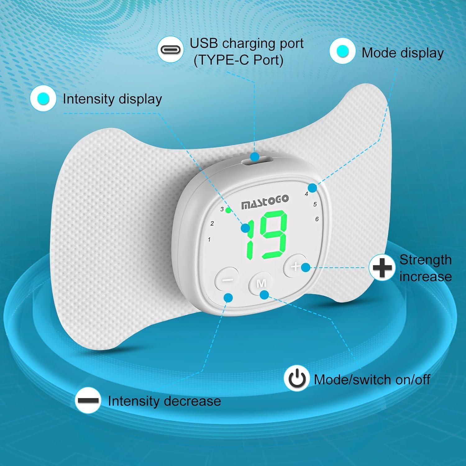 Unidad TENS Inalámbrica MASTOGO - 6 Modos y 19 Intensidades