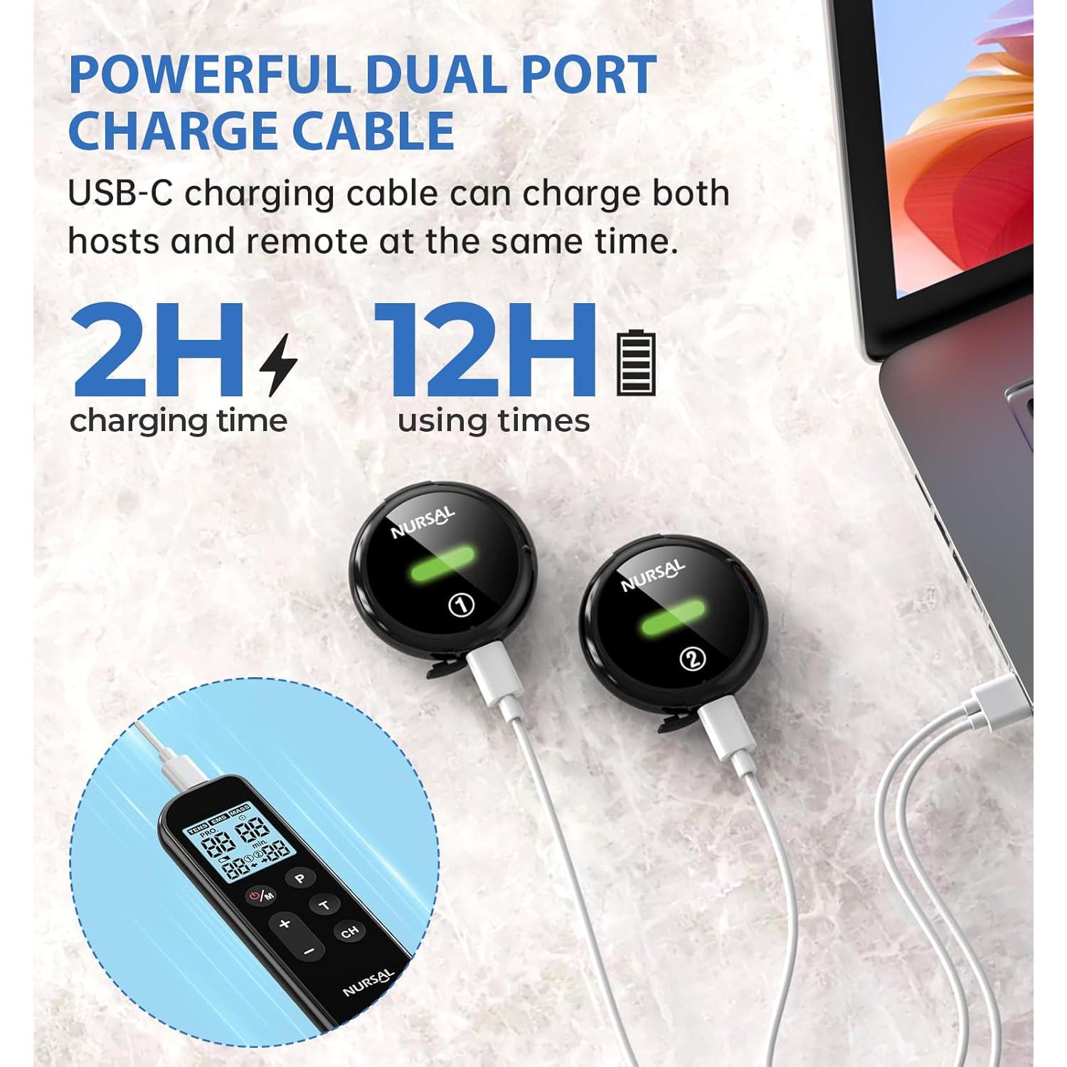 Estimulador Muscular Inalámbrico NURSAL M101A-UK1 18 Modos