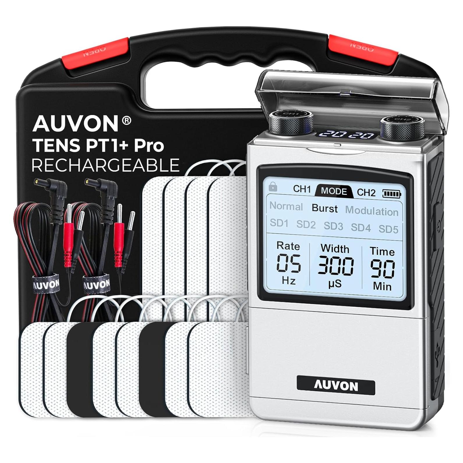 Estimulador Muscular TENS AUVON TP2208C Recargable 8 Modos