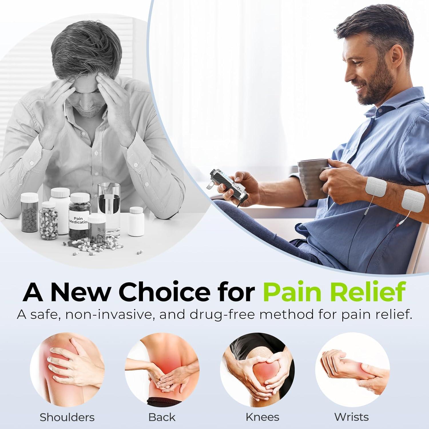 Estimulador Muscular TENS AUVON TP2208C Recargable 8 Modos