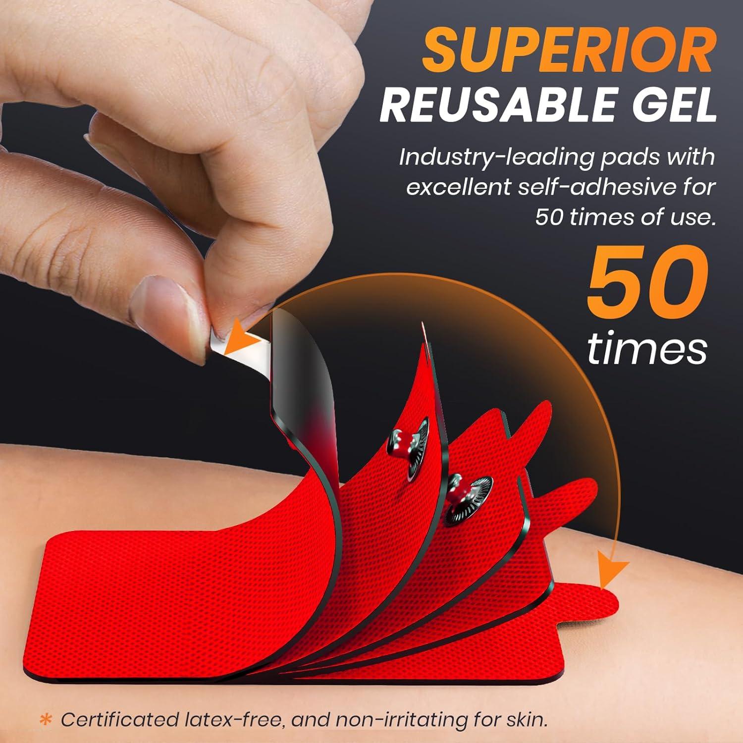 Estimulador Muscular TENS AVCOO 3 en 1 con 24 Modos y 40 Niveles