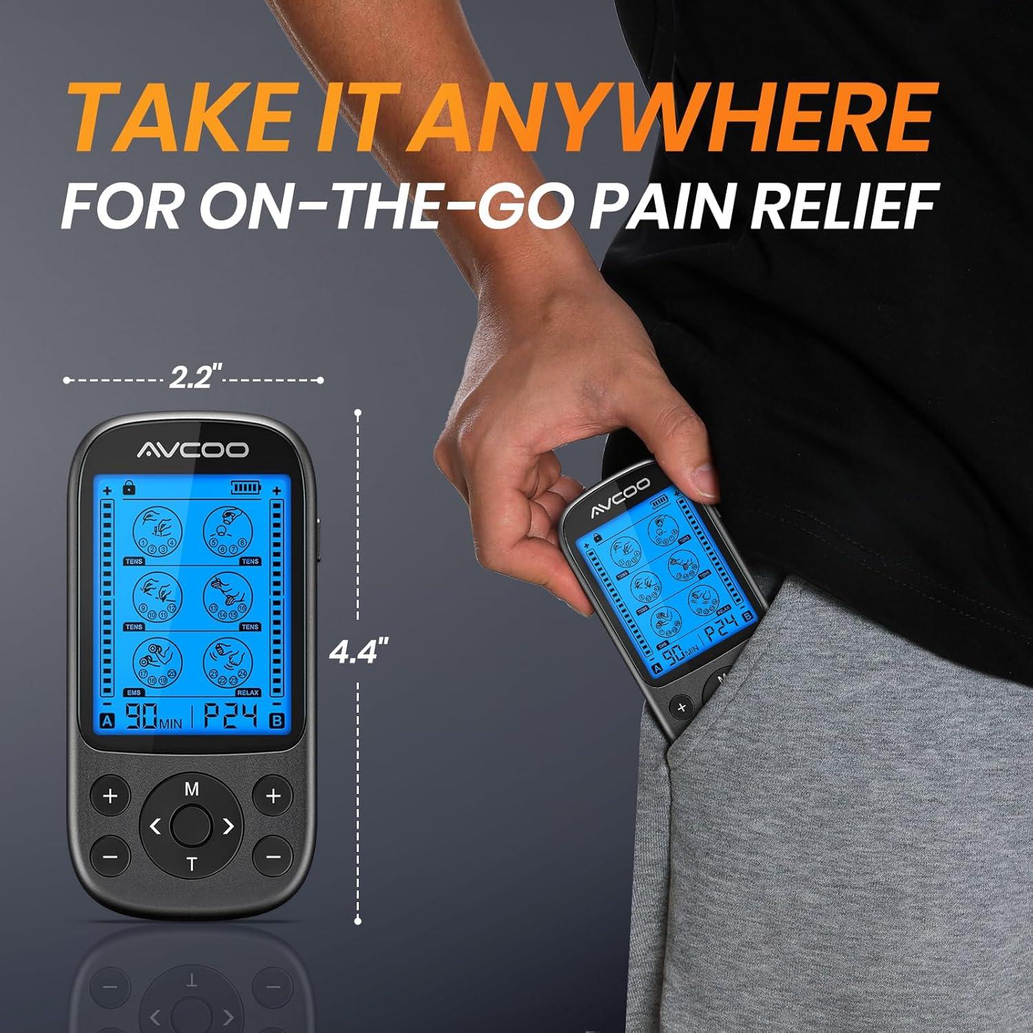 Unidad de Estimulación Muscular TENS EMS AVCOO 24 Modos