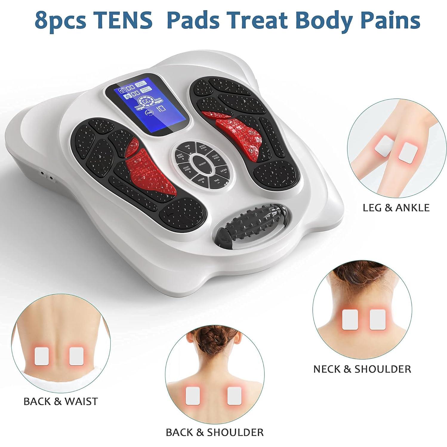 Masajeador Eléctrico de Pies Creliver EMS TENS 25 Modos