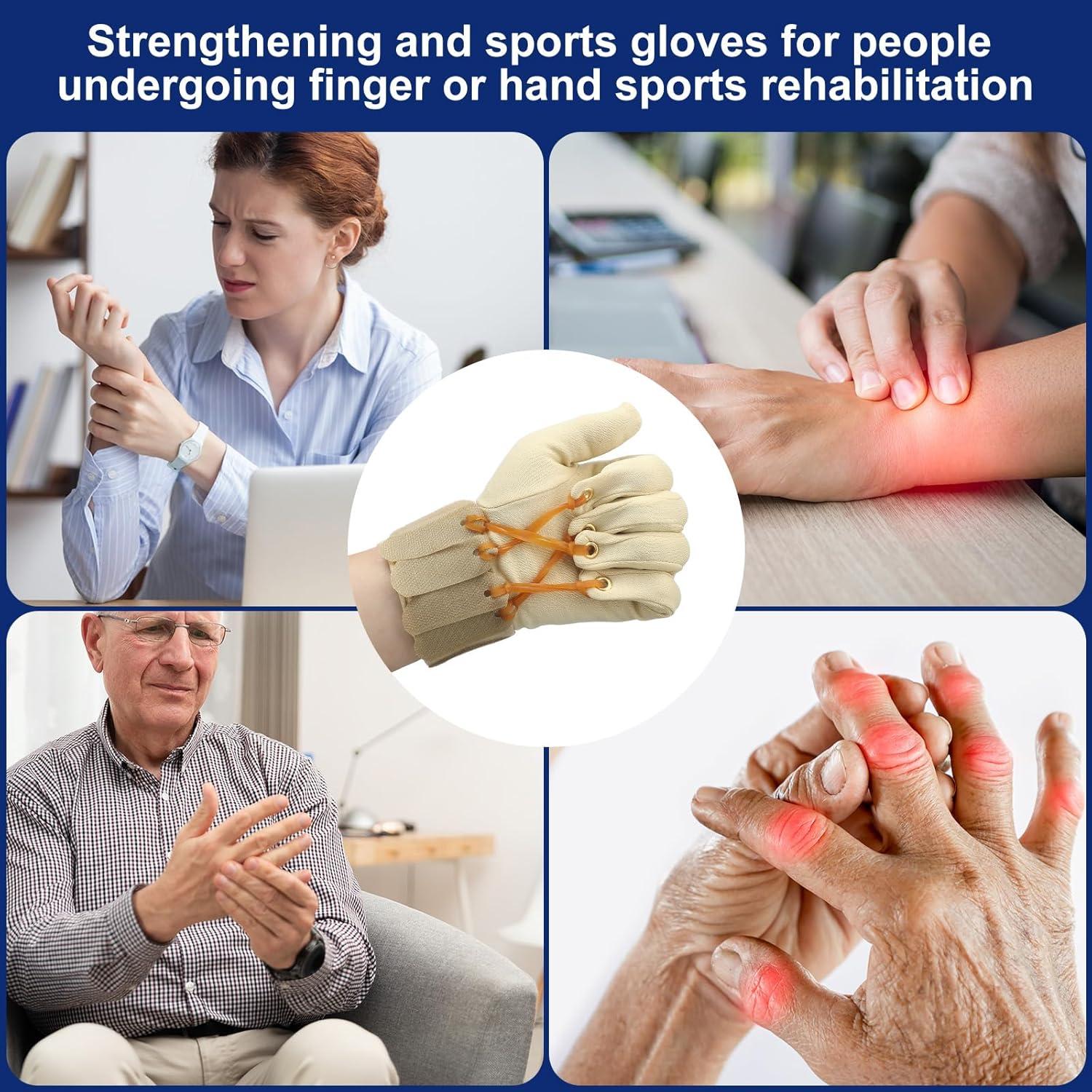 Guante de Ejercicio de Tracción Cuffbow para Rehabilitación de Manos