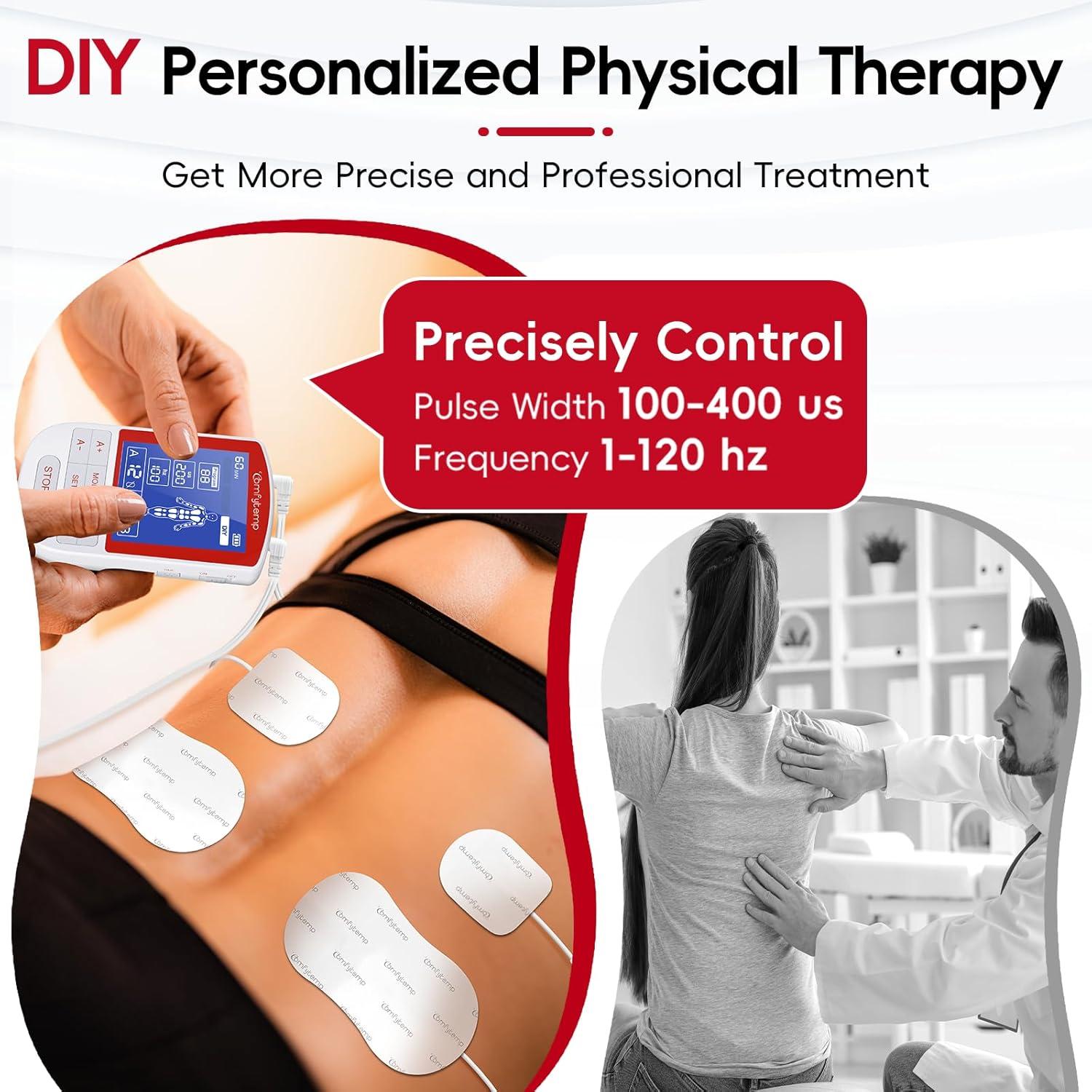 Estimulador Muscular TENS Comfytemp K6155 con 20 Modos