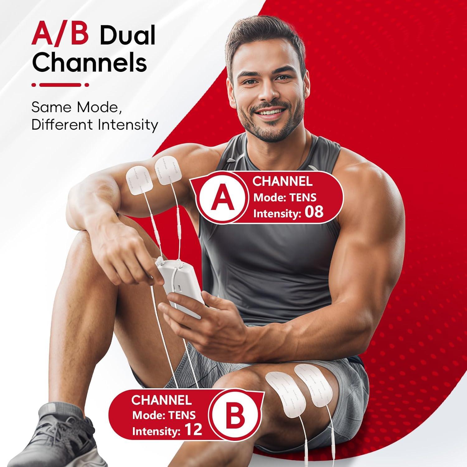 Estimulador Muscular TENS Comfytemp K6155 con 20 Modos