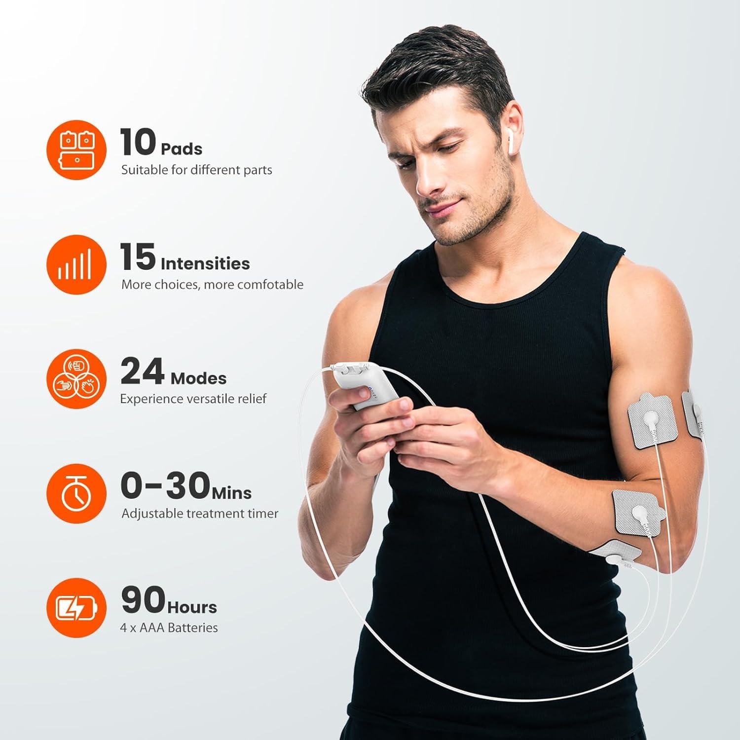 iHealth Estimulador Muscular TENS Doble Canal - Alivio Personalizado