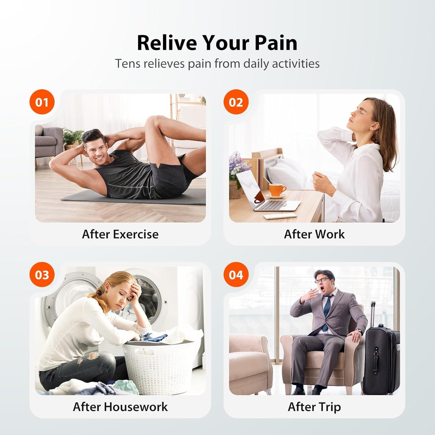 iHealth Estimulador Muscular TENS Doble Canal - Alivio Personalizado