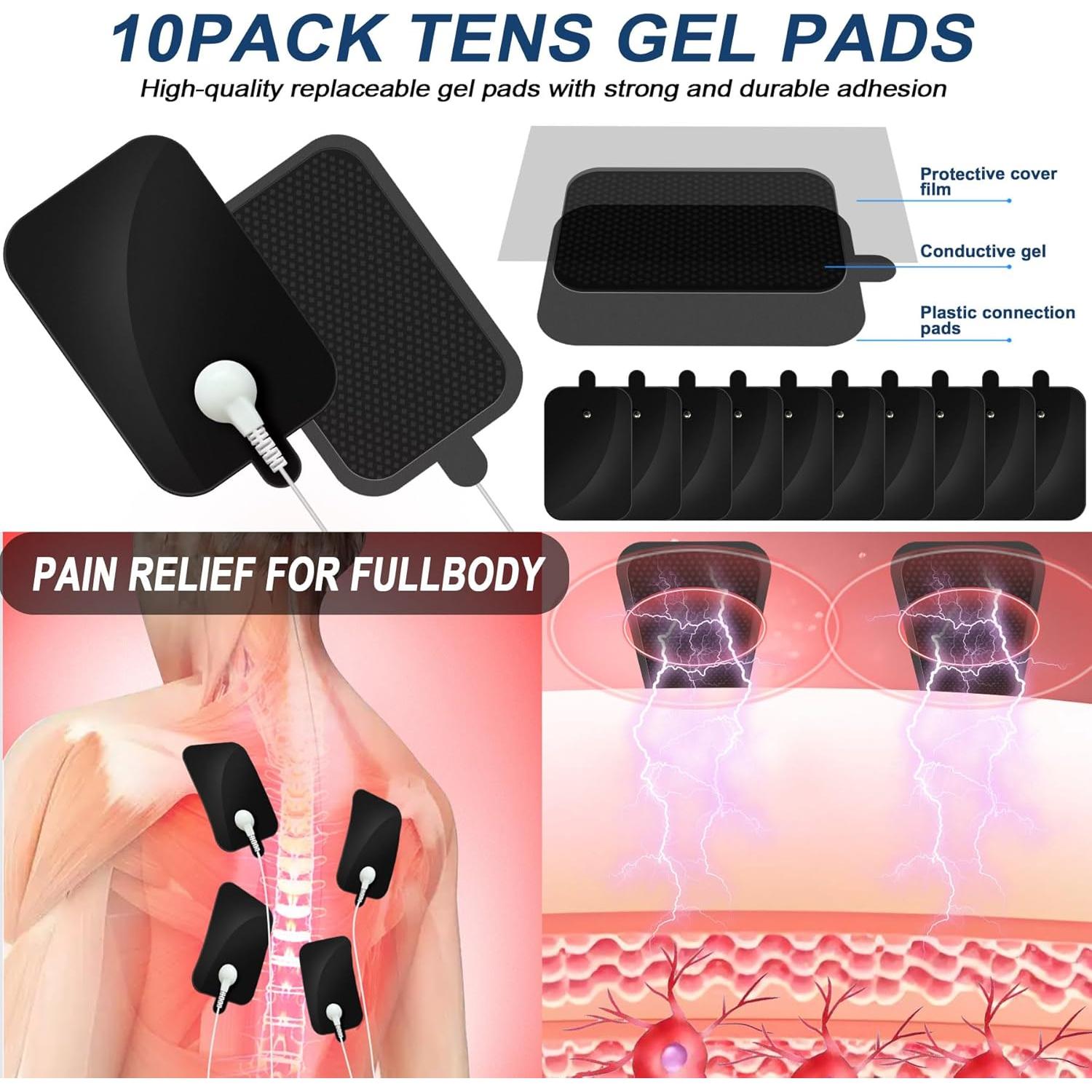 Unidad TENS Doble Canal TADOUNE Masajeador Electromuscular