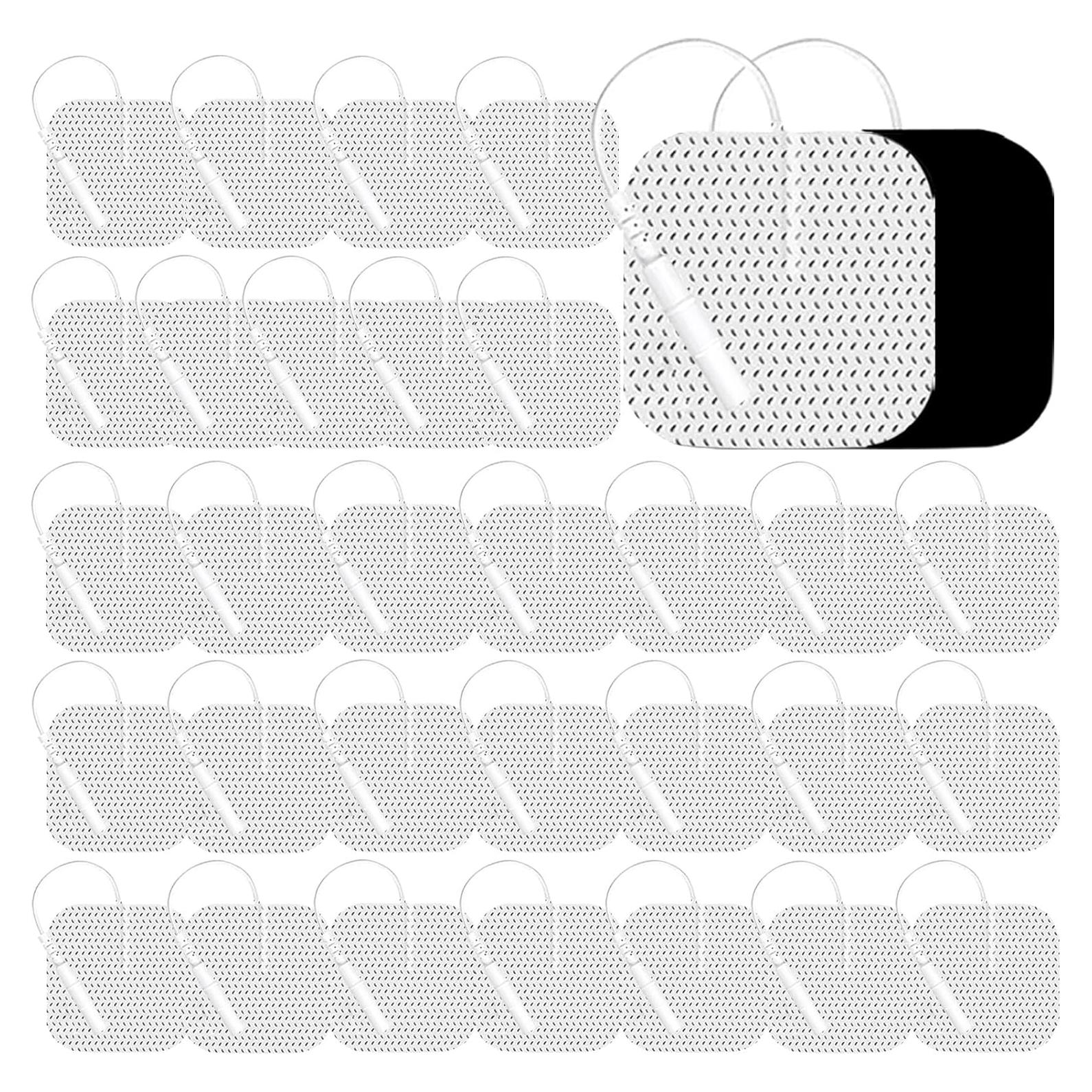 Electrodos TENS Reutilizables 32Pcs 5x5cm Grozav