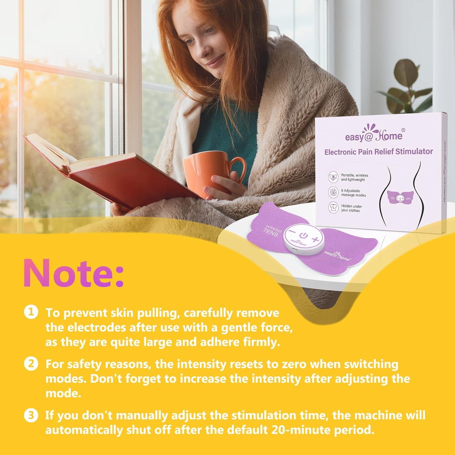 Estimulador TENS Easy@Home EHE019 Inalámbrico 6 Modos 20 Intensidades