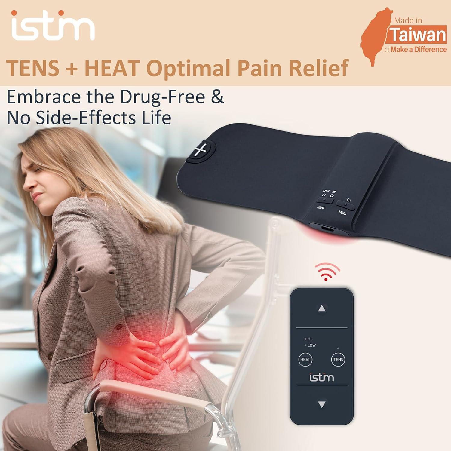 iStim X1 Estimulador Muscular TENS Inalámbrico con Calor