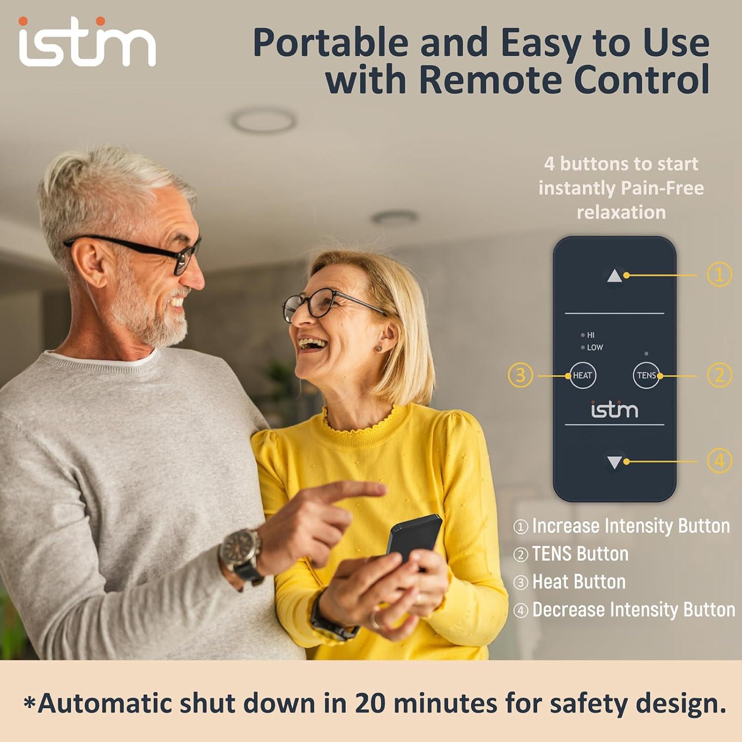 iStim X1 Estimulador Muscular TENS Inalámbrico con Calor