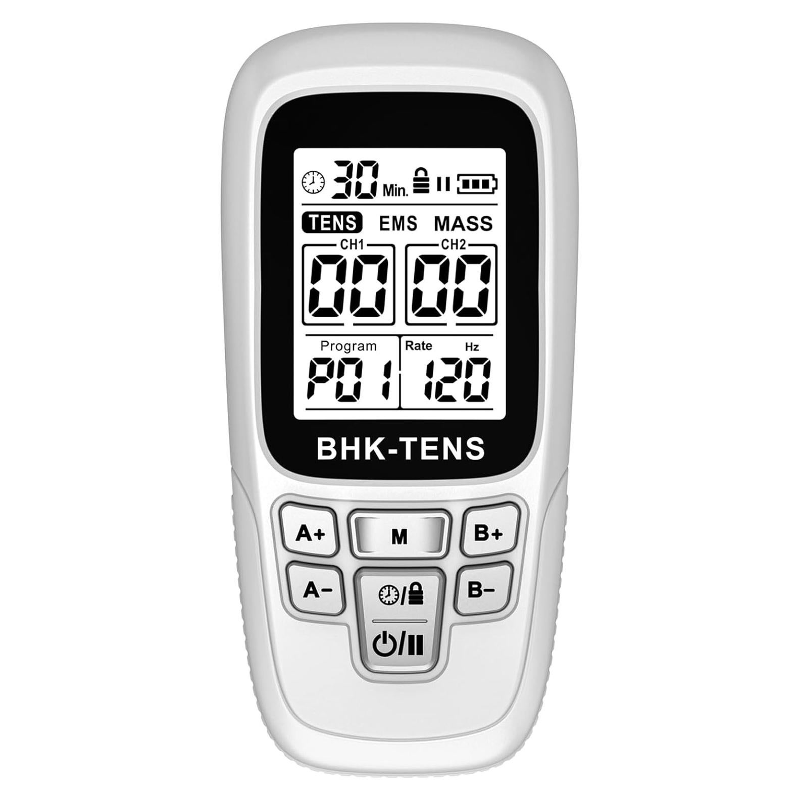 Máquina Estimuladora Muscular TENS EMS BHK-TENS 24 Modos