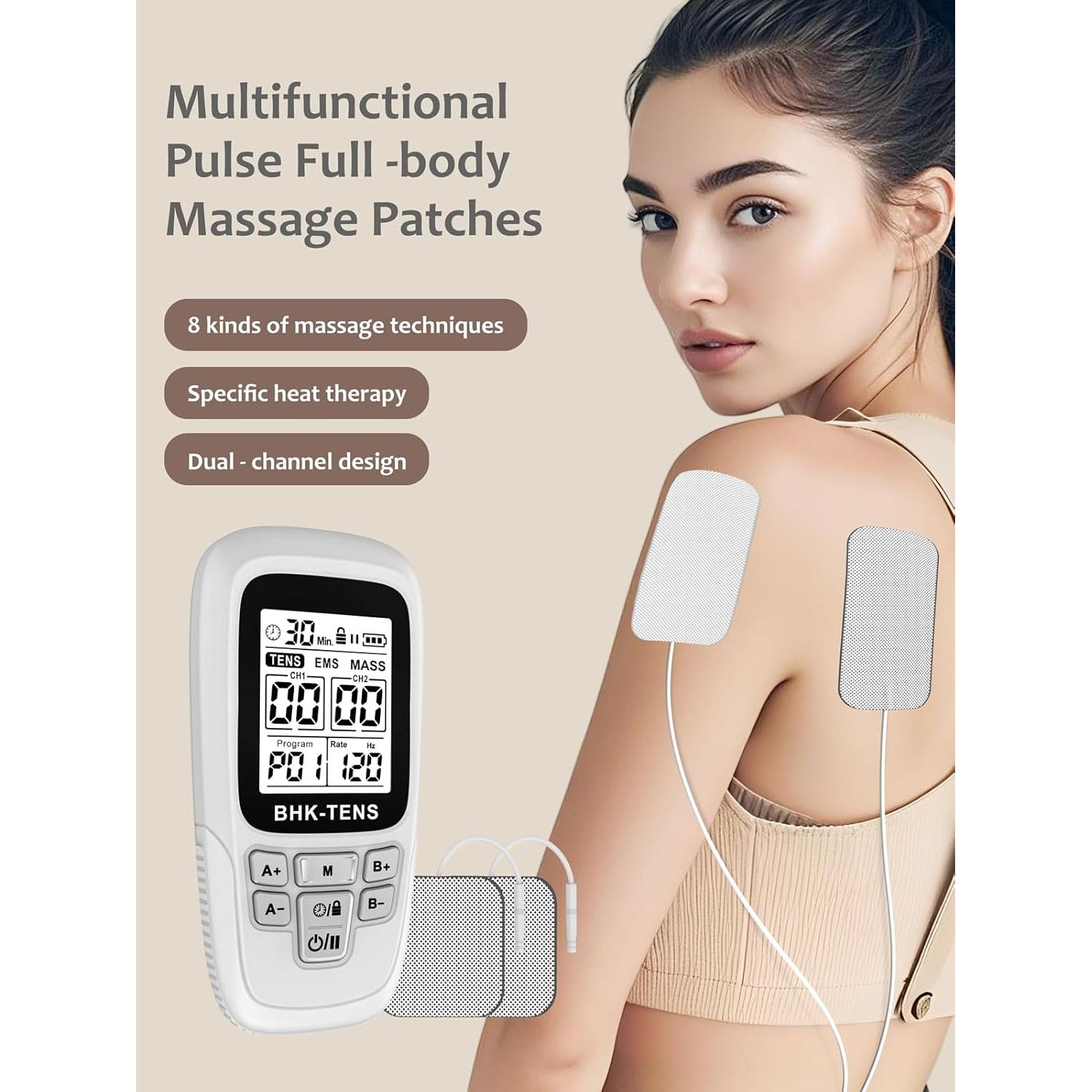 Máquina Estimuladora Muscular TENS EMS BHK-TENS 24 Modos