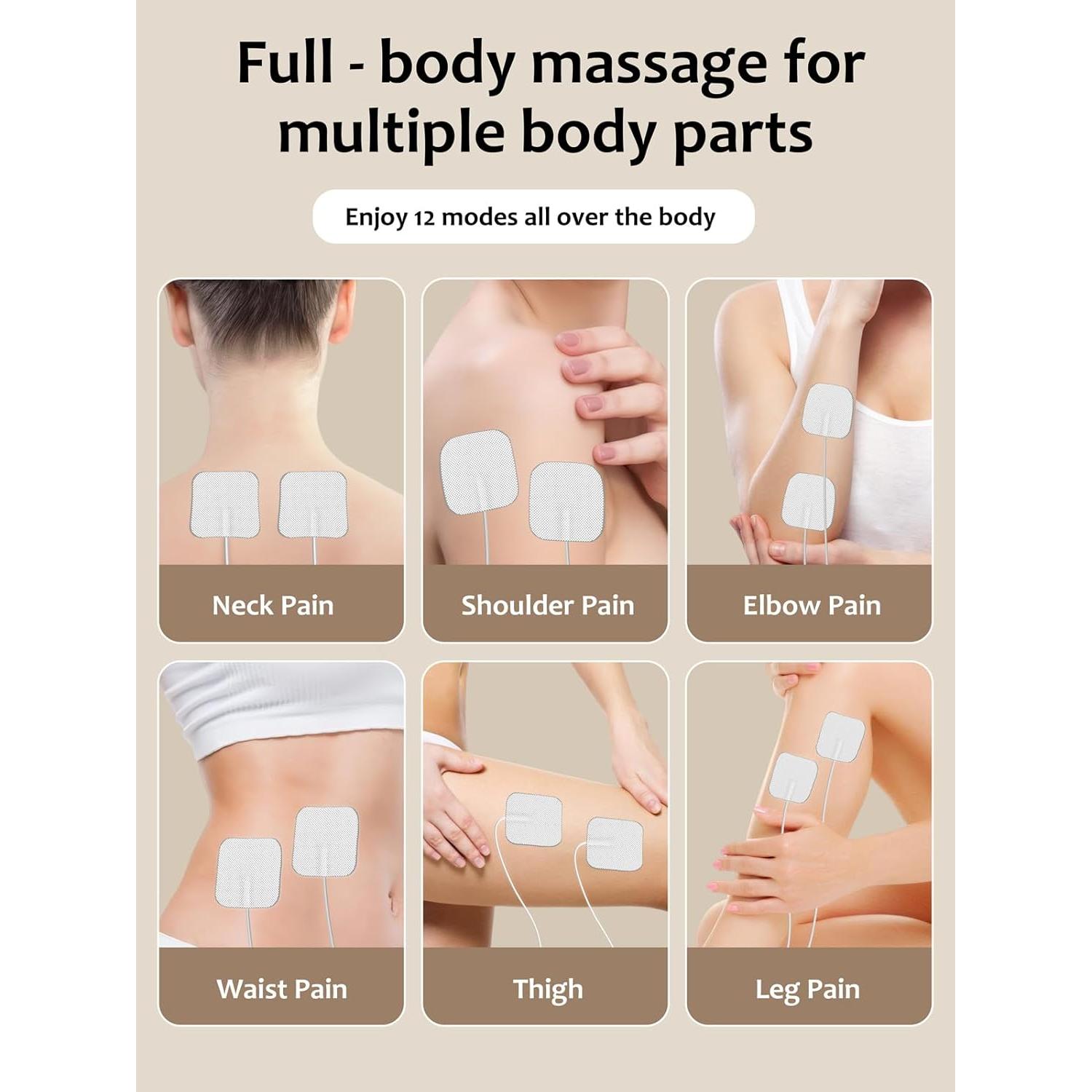 Máquina Estimuladora Muscular TENS EMS BHK-TENS 24 Modos