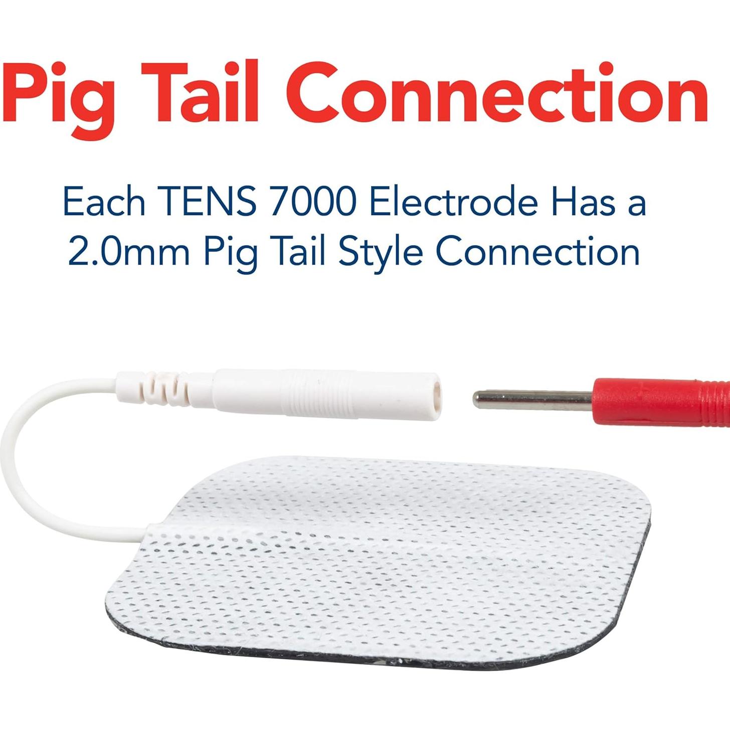 Almohadillas Electrodos TENS 7000 - Paquete de 48, 5x5 cm