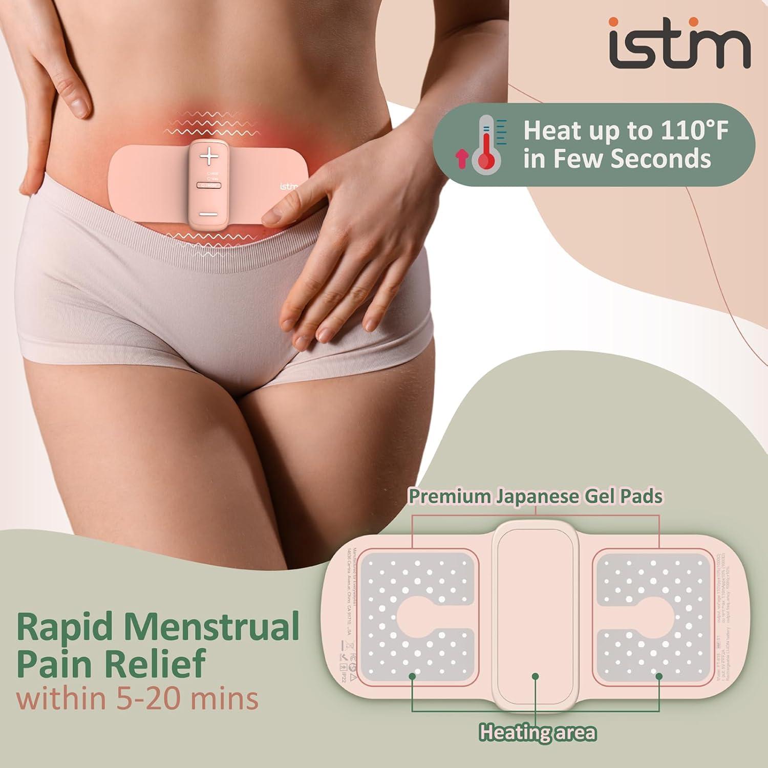 iStim S1 Unidad TENS Inalámbrica con Calor para Alivio de Dolor