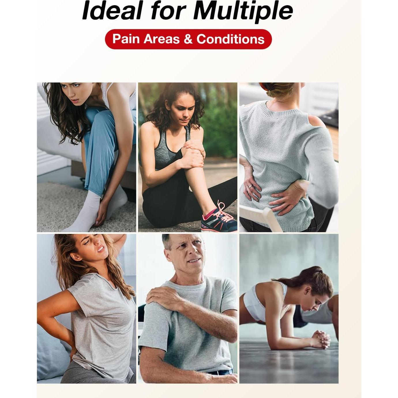 Estimulador Muscular TENS Uthlusty Doble Canal 24 Modos